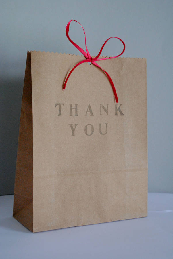 Thank You Gift Bag Ideas
 Pack Five thank You Gift Bags By Creative And