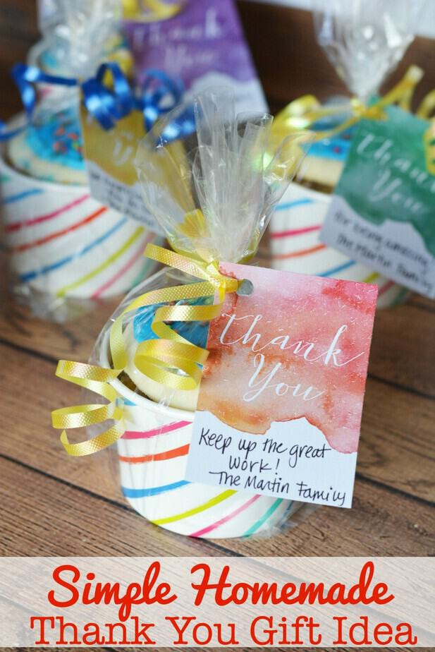 Thank You Gift Ideas For Midwife
 Simple Homemade Thank You Gift Idea Free Printable