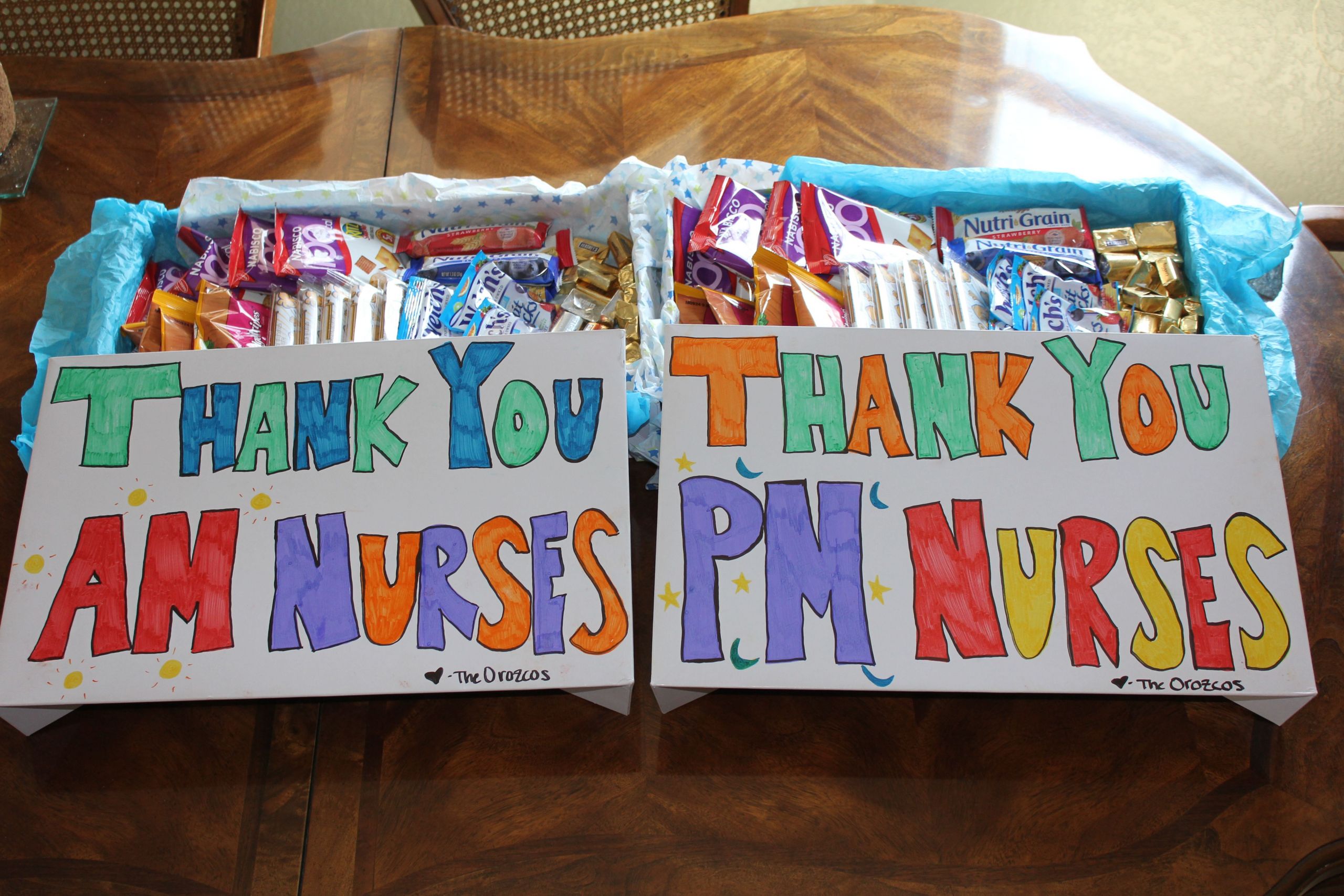 Thank You Gift Ideas For Nurses
 thank you t boxes for labor and delivery nurses with