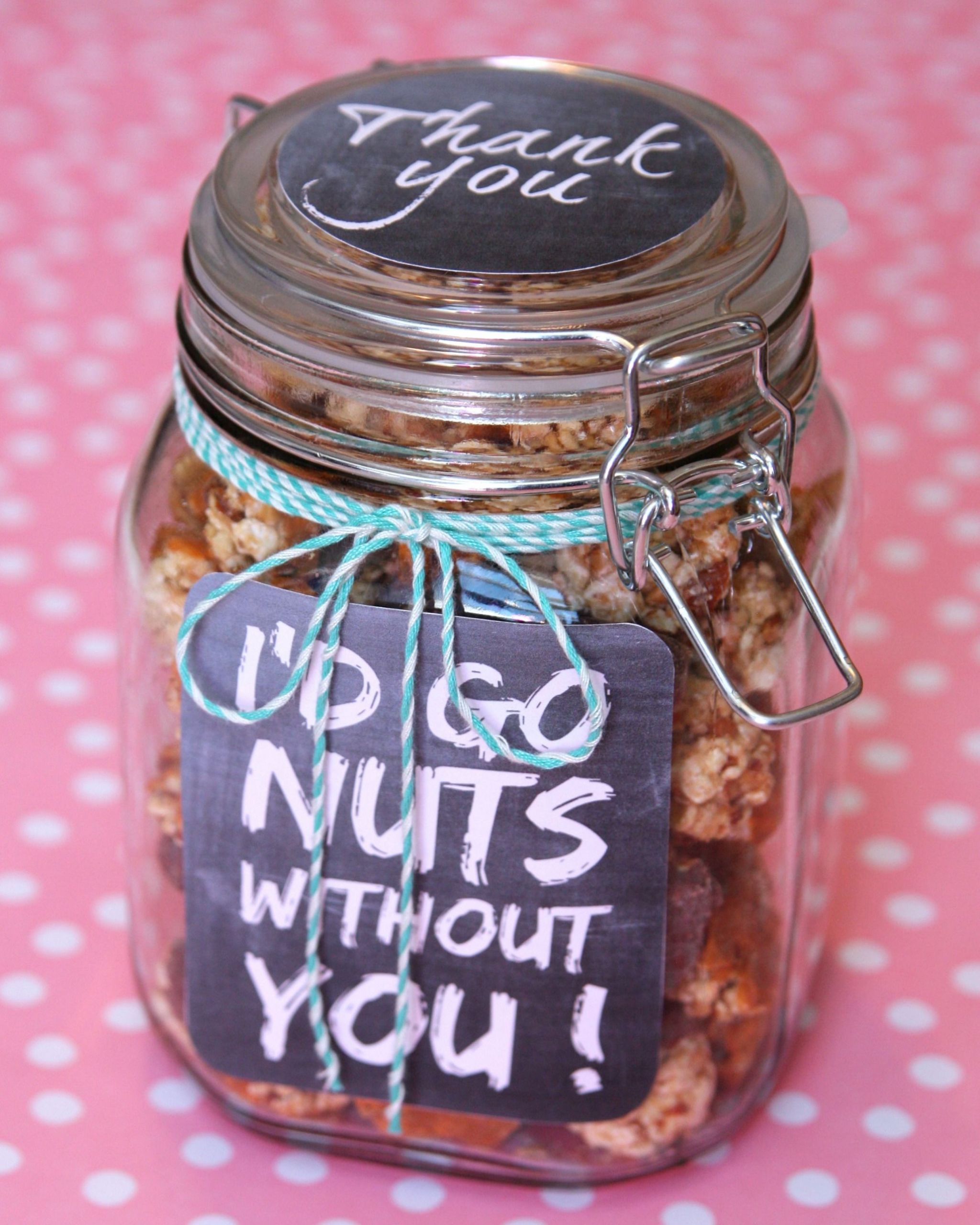 Thank You Token Gift Ideas
 Thank You Gift in a Jar