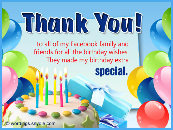 Thanks For Birthday Wishes Facebook
 Birthday wishes Quotes for birthday wishes and Quotes for