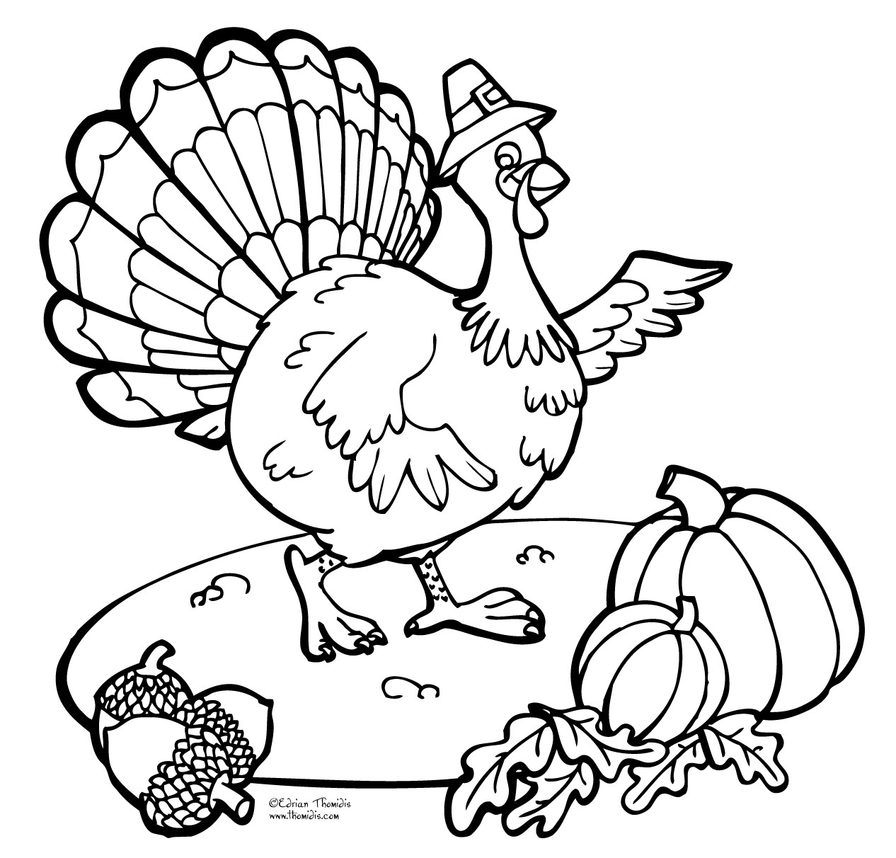 Thanksgiving Coloring Pages For Kids
 ThanksGiving Coloring Pages Free Printable