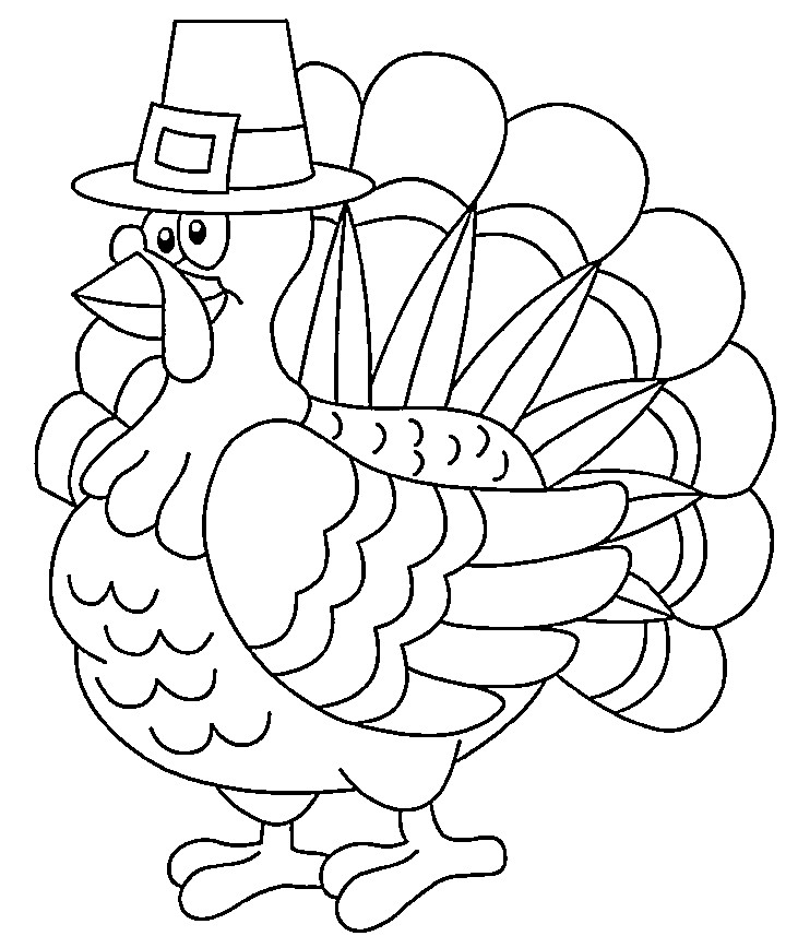 Thanksgiving Coloring Pages For Kids
 Thanksgiving Turkey Coloring Pages to Print for Kids