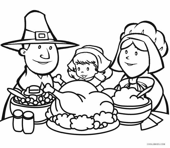 Thanksgiving Coloring Pages For Kids
 Printable Thanksgiving Coloring Pages For Kids