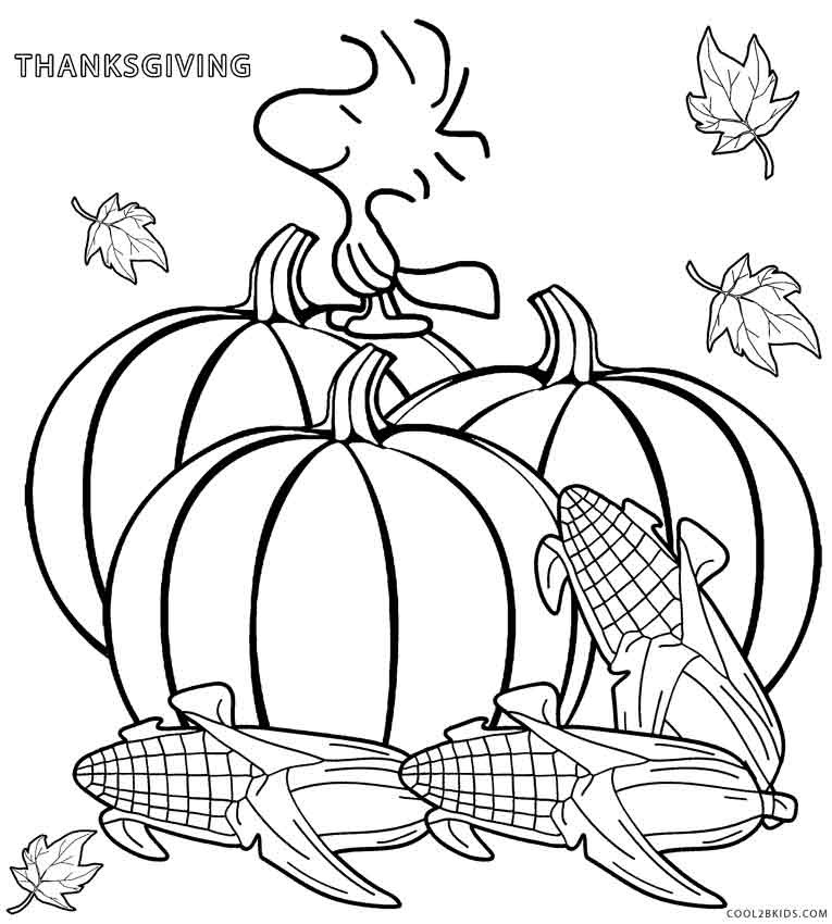 Thanksgiving Coloring Pages For Kids
 Printable Thanksgiving Coloring Pages For Kids