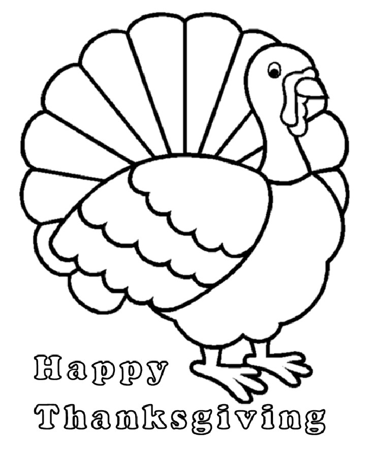 Thanksgiving Coloring Pages For Kids
 Turkey coloring pages for kids
