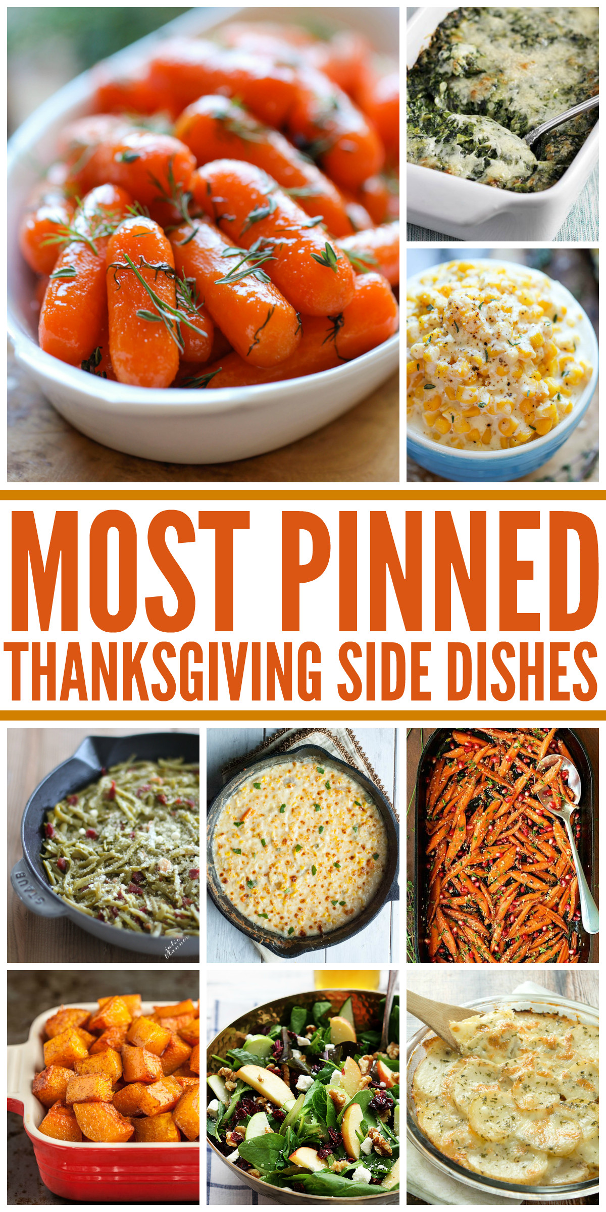 Thanksgiving Dinner Sides
 25 Most Pinned Holiday Side Dishes