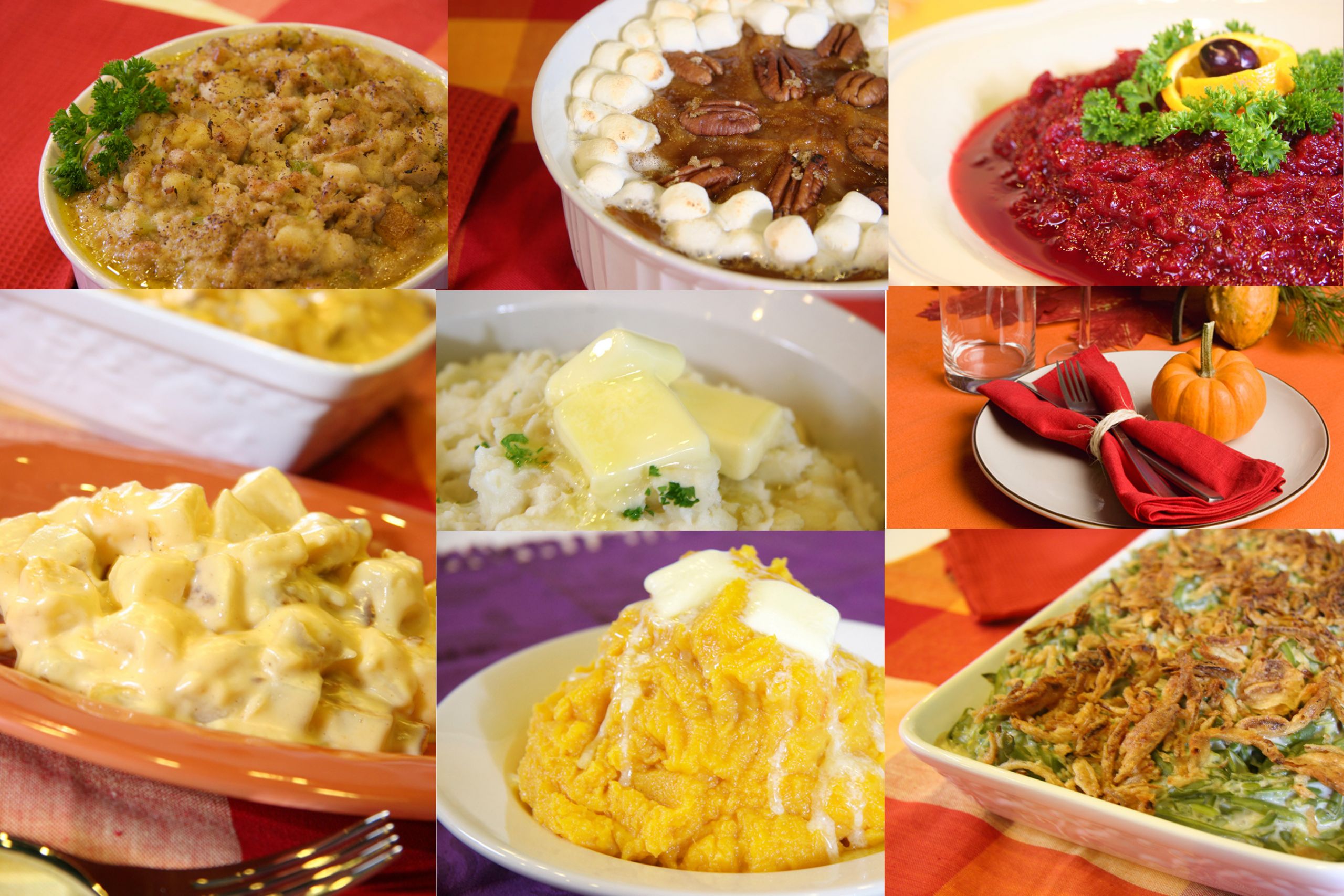 Thanksgiving Dinner Sides
 Thanksgiving Menu