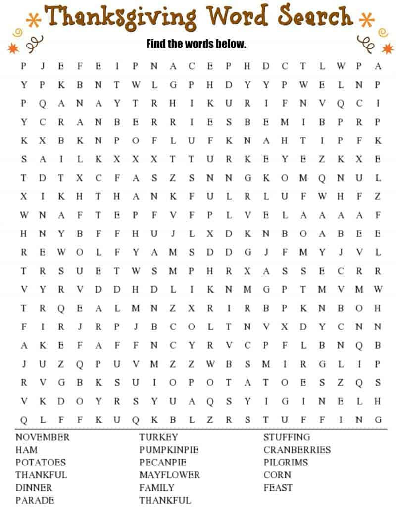 Thanksgiving Dinner Word Whizzle Search
 30 the Best Ideas for Thanksgiving Dinner Word Whizzle