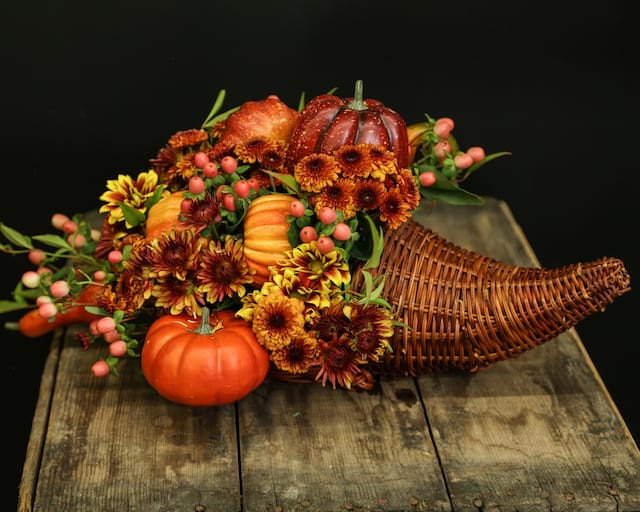 Thanksgiving Flower Centerpiece
 Thanksgiving Day Centerpiece Arrangement Blooms By The Box