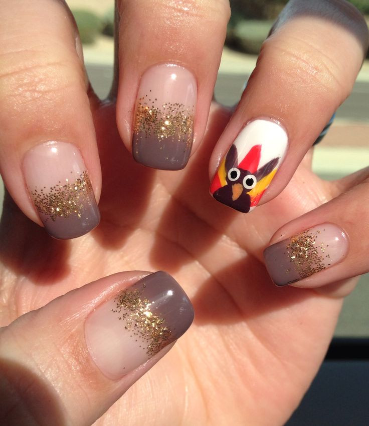 Thanksgiving Nail Design Ideas
 40 Beautiful Thanksgiving Nail Art Designs For Fall Season