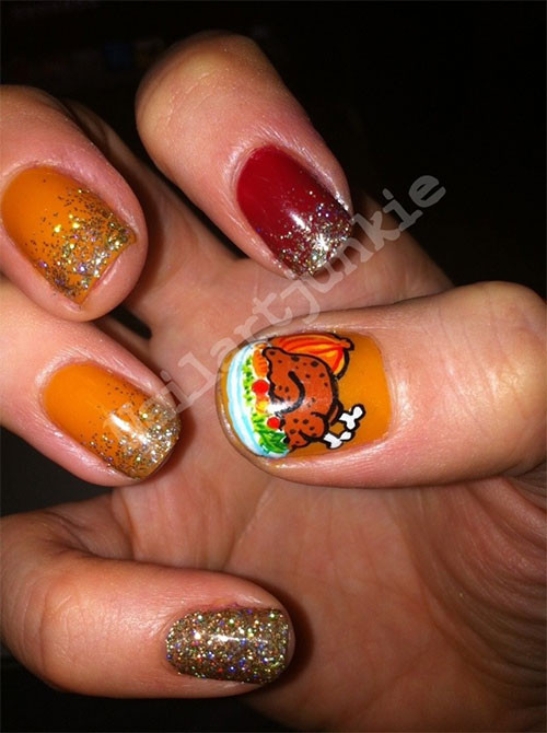 Thanksgiving Nail Design Ideas
 Awesome Thanksgiving Nail Art Designs & Ideas 2013 2014