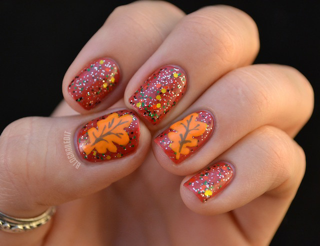 Thanksgiving Nail Design Ideas
 Thanksgiving nail art 13 festive fall manicure tutorials