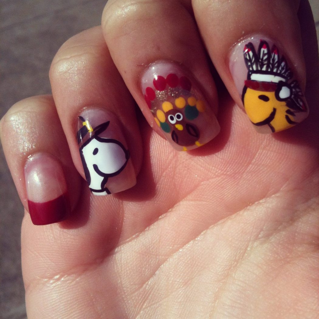 Thanksgiving Nail Design Ideas
 10 Thanksgiving Nail Art Design To Try – Pouted line