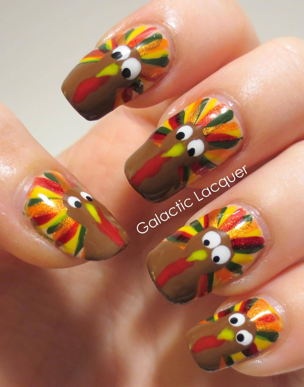 Thanksgiving Nail Design Ideas
 25 Latest Thanksgiving Nail Art Designs