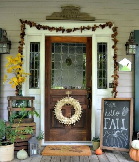 Thanksgiving Porch Decorations
 57 Cozy Thanksgiving Porch Décor Ideas DigsDigs