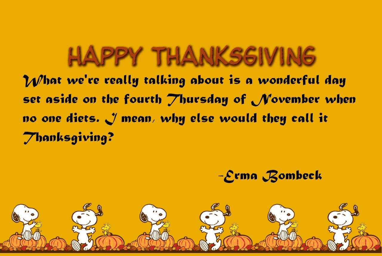 Thanksgiving Quotes Snoopy
 Snoopy Thanksgiving Quote s and for