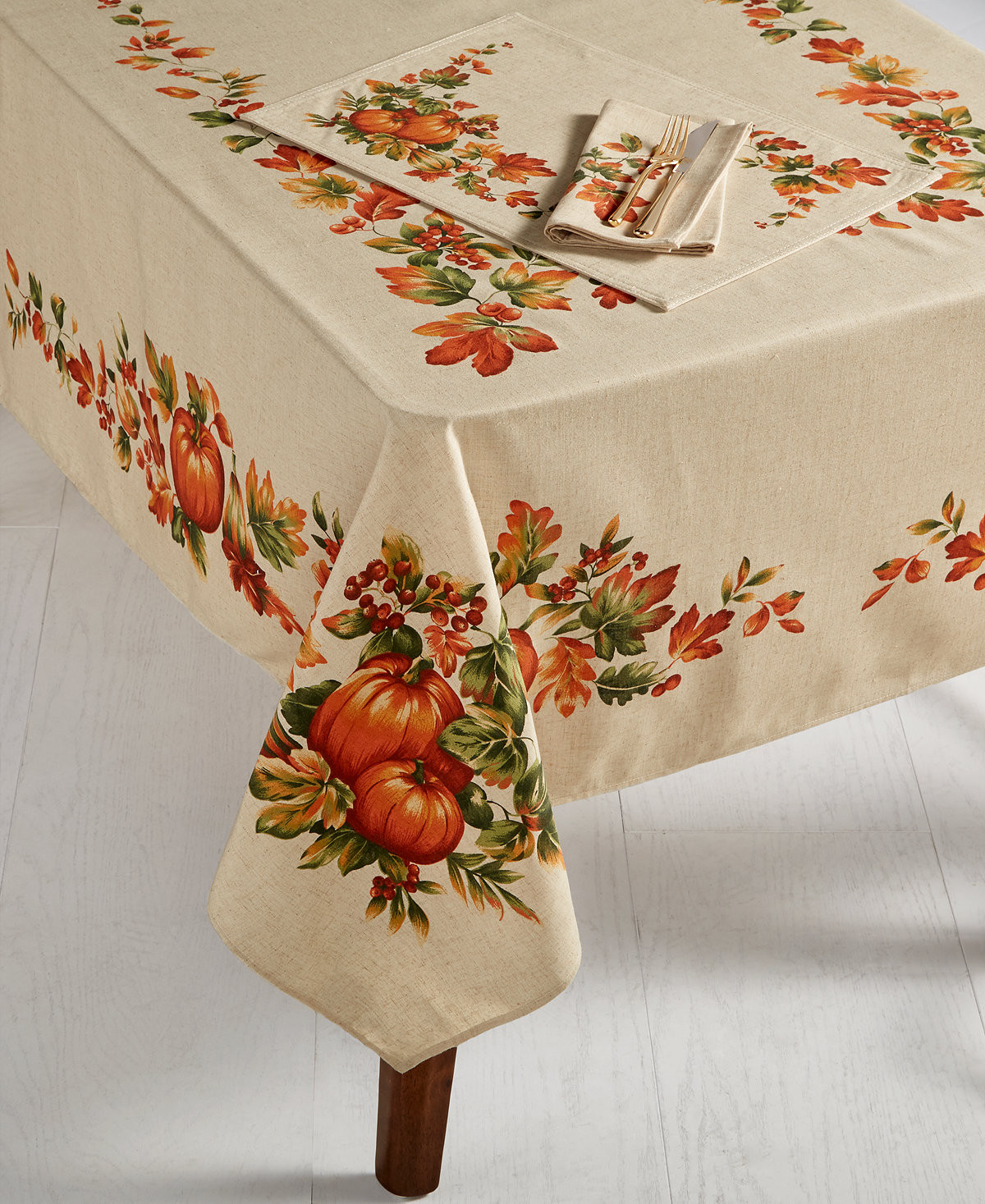 Thanksgiving Table Cloth
 Gather Around the Table Thanksgiving Decor My Own Sense