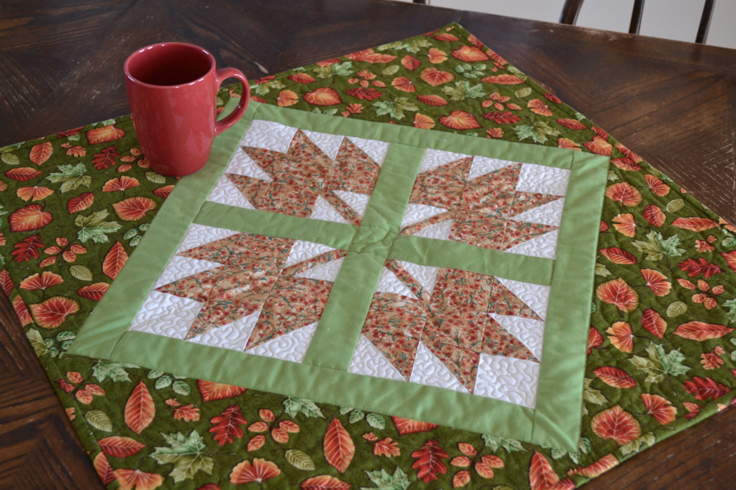 Thanksgiving Table Runner
 Thanksgiving Table Runner Quilted Table Runner Autumn Decor