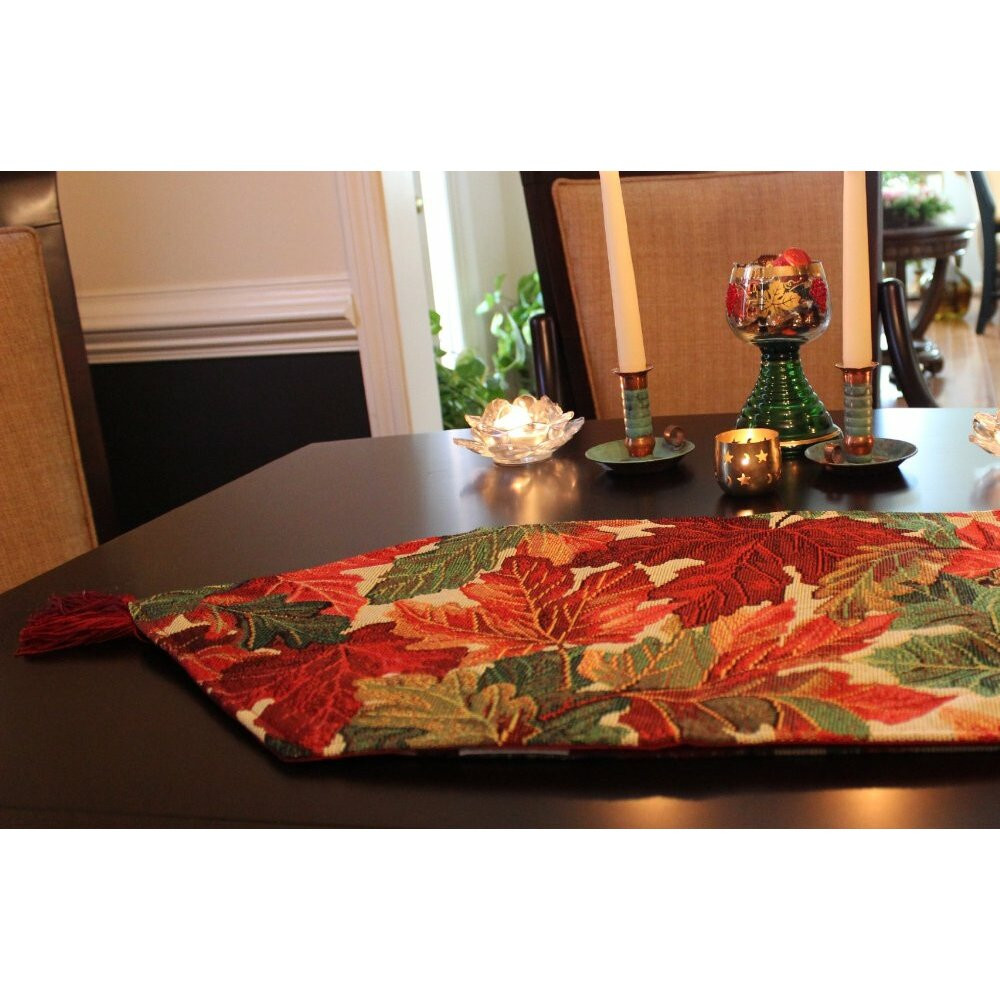 Thanksgiving Table Runner
 Tache Home Fashion Thanksgiving Table Runner & Reviews