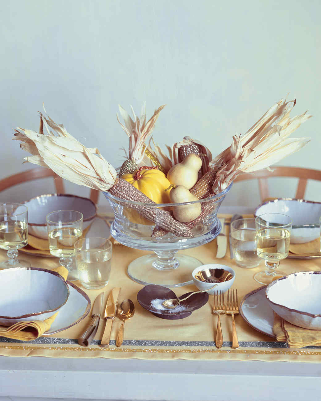 Thanksgiving Table Settings Martha Stewart
 Golden Harvest Thanksgiving Table