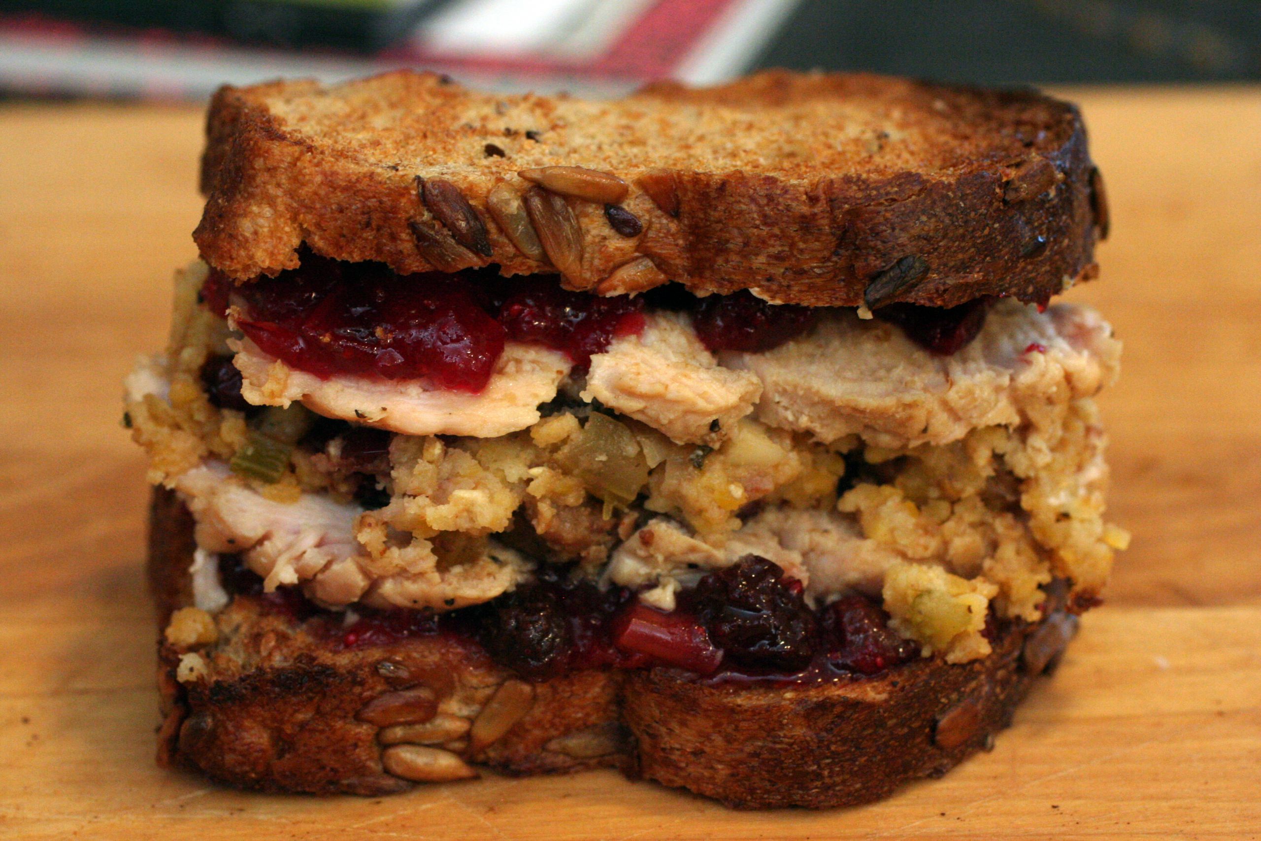 Thanksgiving Turkey Sandwich
 thanksgiving sandwich