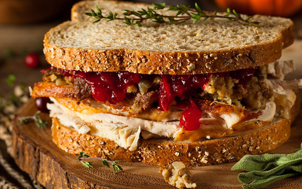 Thanksgiving Turkey Sandwich
 Grow Your Own Christmas Dinner Cranberries David Domoney