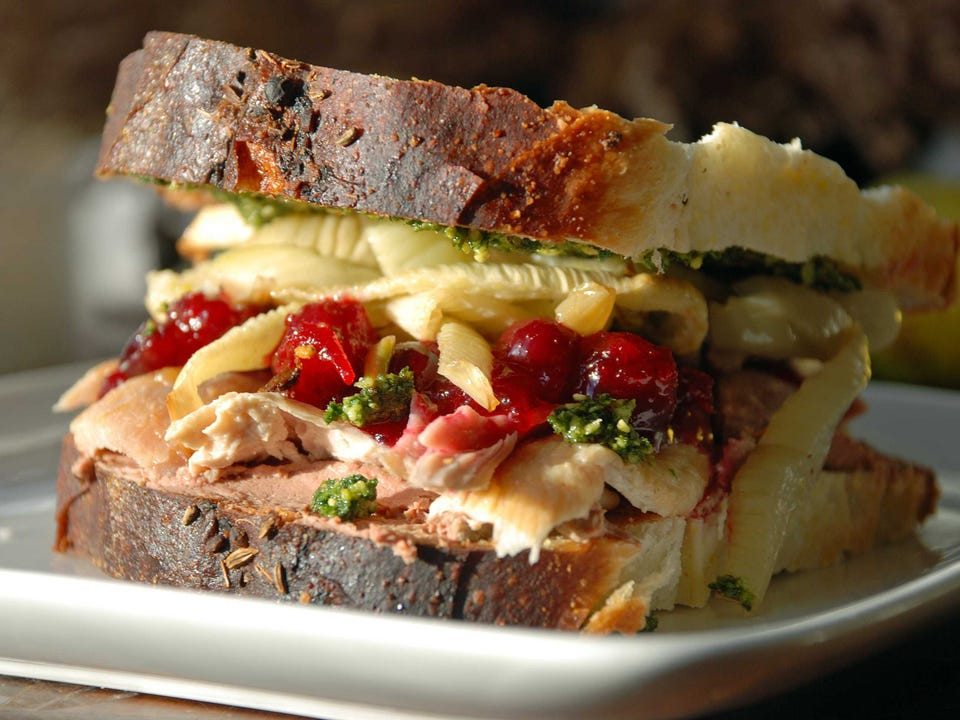 Thanksgiving Turkey Sandwich
 Most Popular Sandwiches In America Business Insider