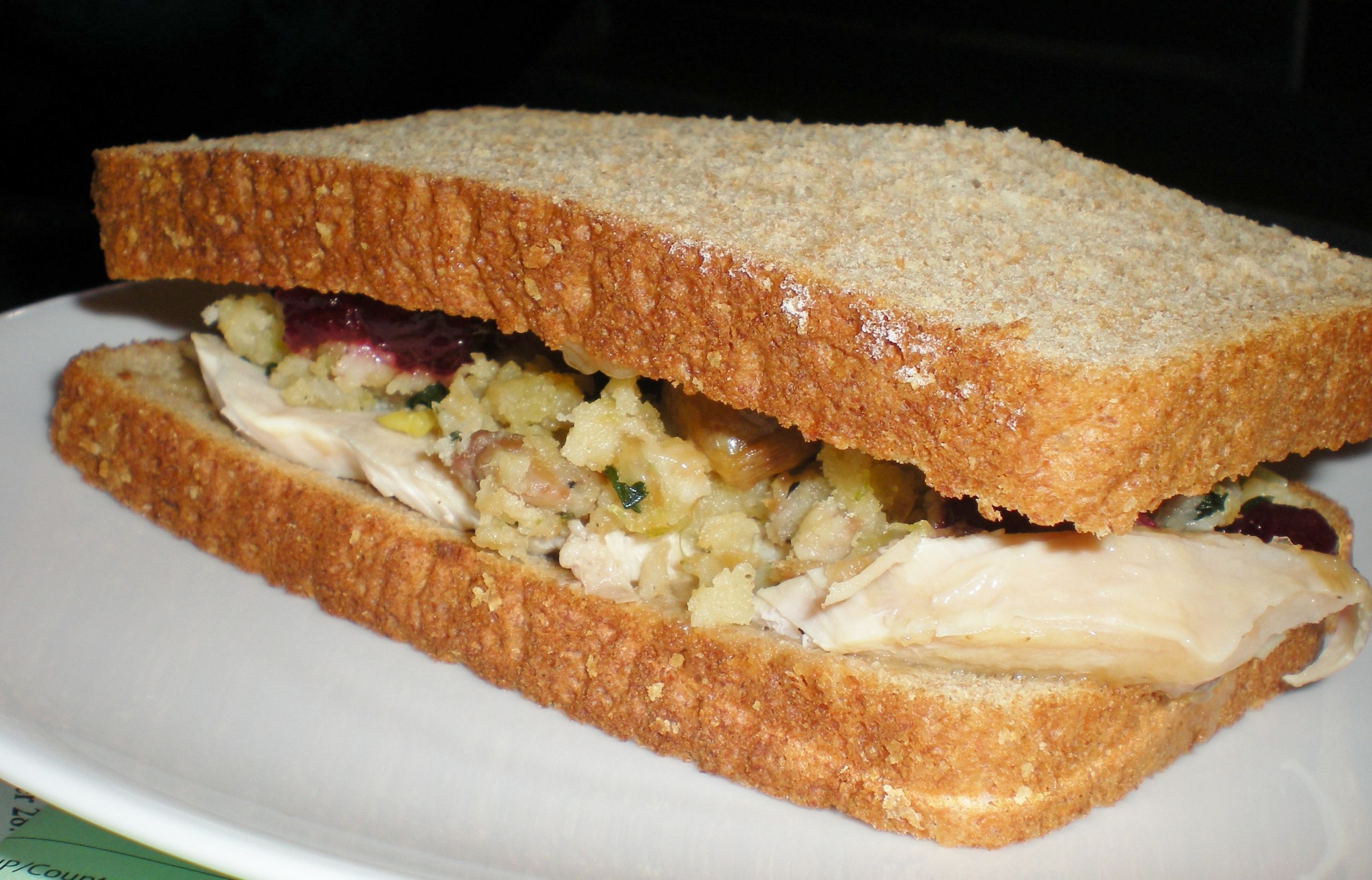 Thanksgiving Turkey Sandwich
 Leftover Turkey Sandwich