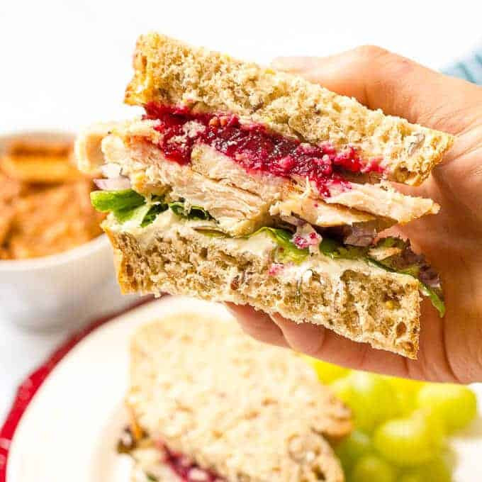 Thanksgiving Turkey Sandwich
 Leftover Thanksgiving turkey sandwich Family Food on the