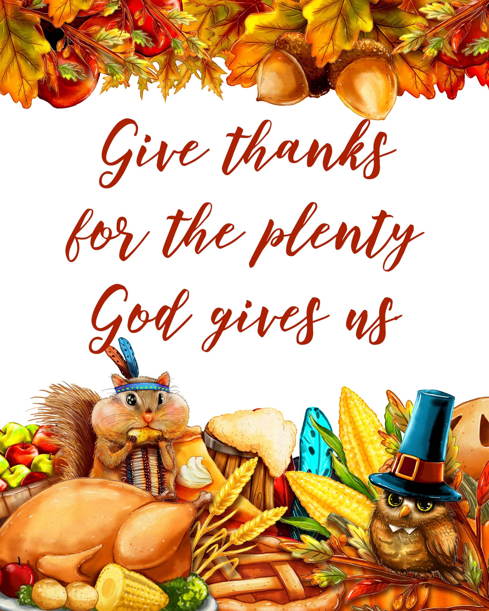 Thanksgiving Wall Art
 4 Gorgeous Free Printable Thanksgiving Wall Art Designs