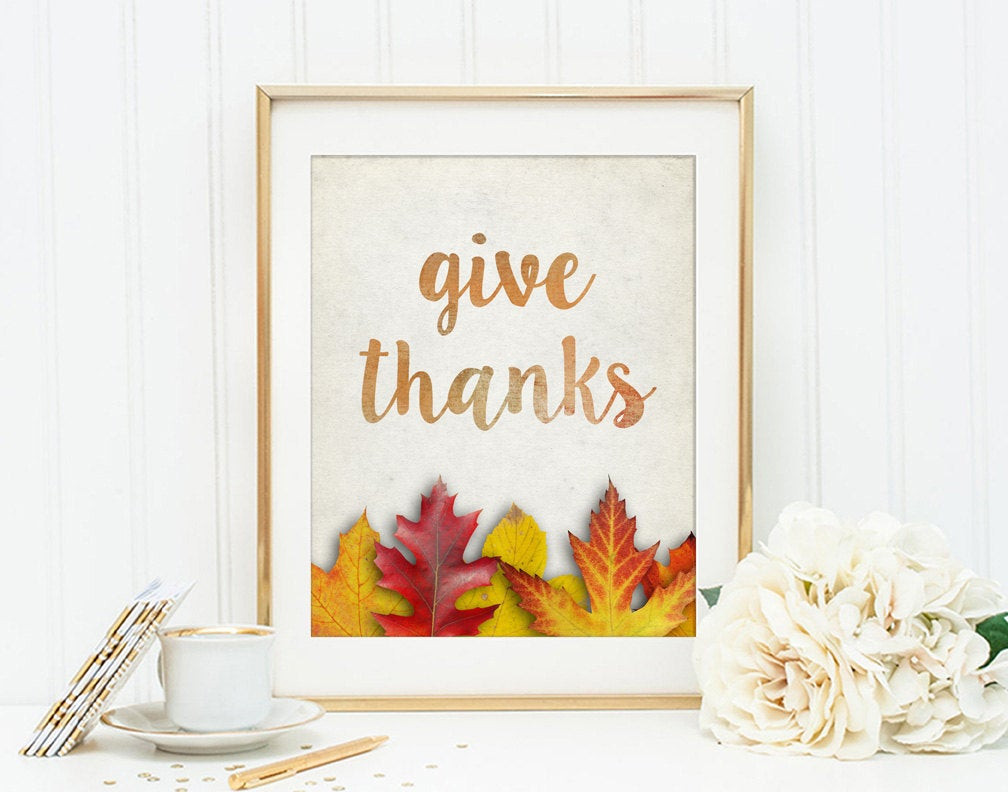 Thanksgiving Wall Art
 Kitchen & Dining