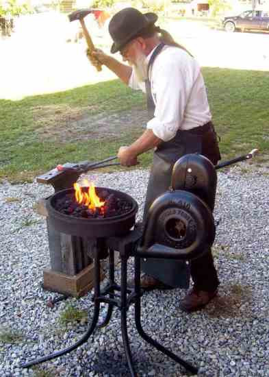 The Backyard Blacksmith
 Blacksmithing on a Bud Farm and Garden GRIT Magazine