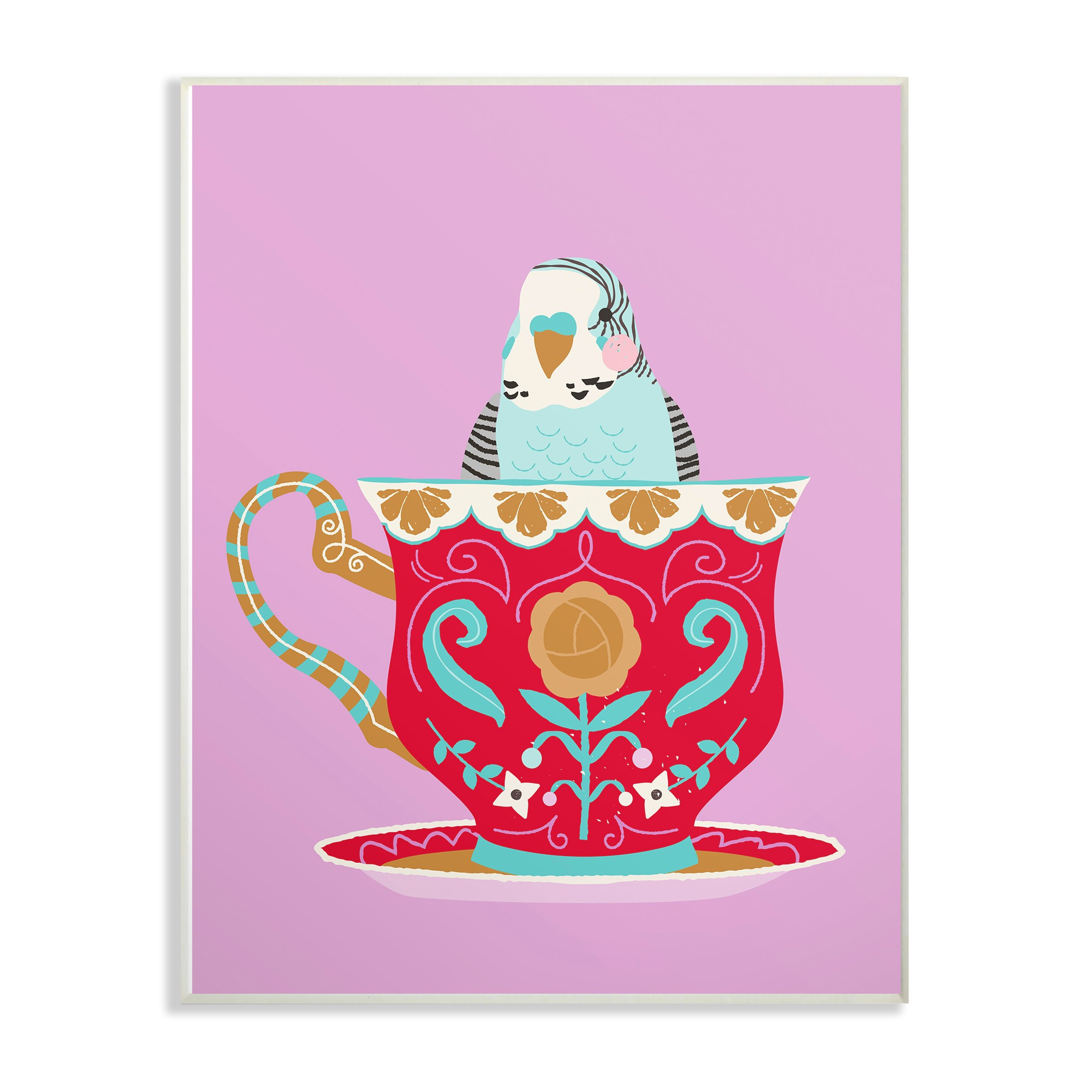 The Kids Room By Stupell
 The Kids Room by Stupell Bird In Teacup Wall Plaque Art