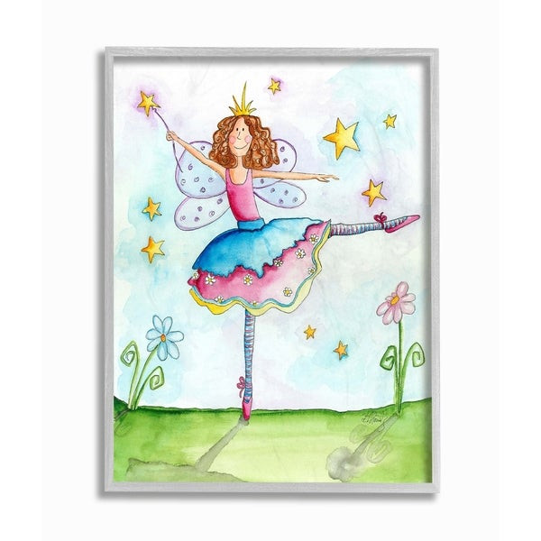 The Kids Room By Stupell
 Shop The Kids Room by Stupell Twinkle Toes Ballerina Fairy