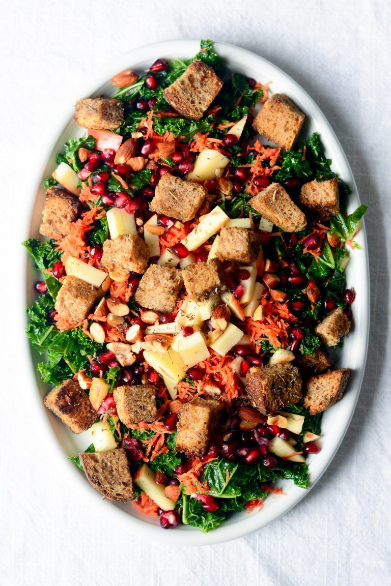 The Kitchen Thanksgiving Recipes
 Easy Vegan Thanksgiving Salad with Stuffing Croutons The