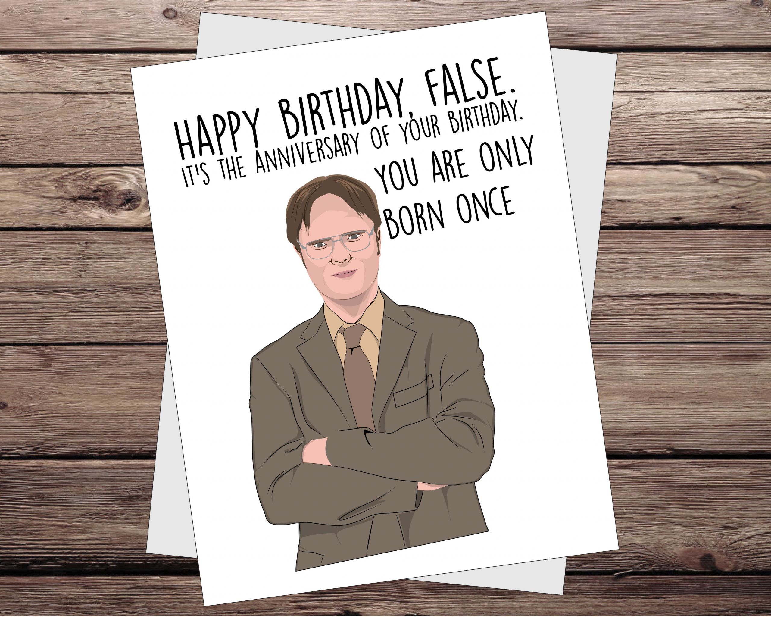 The Office Birthday Cards
 Dwight The fice Birthday Card – thatcoolcard
