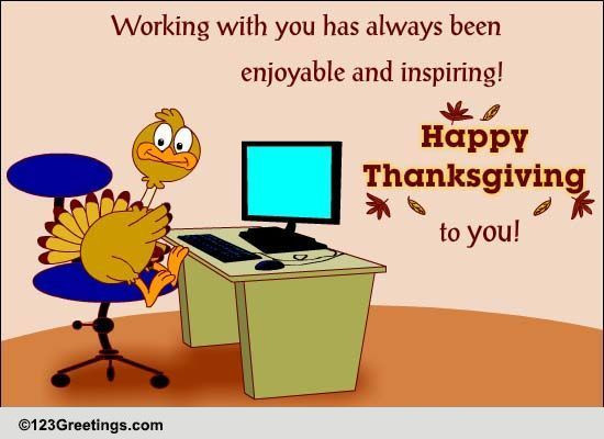 The Office Thanksgiving Quotes
 Thanksgiving Business Greetings Cards Free Thanksgiving