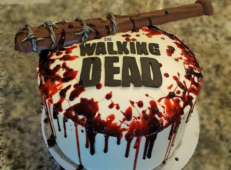 The Walking Dead Birthday Cake
 Southern Blue Celebrations WALKING DEAD ZOMBIE CAKES