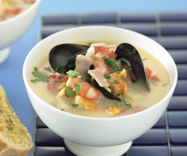 Thick Creamy Seafood Chowder Recipe
 Thick and creamy seafood chowder recipe
