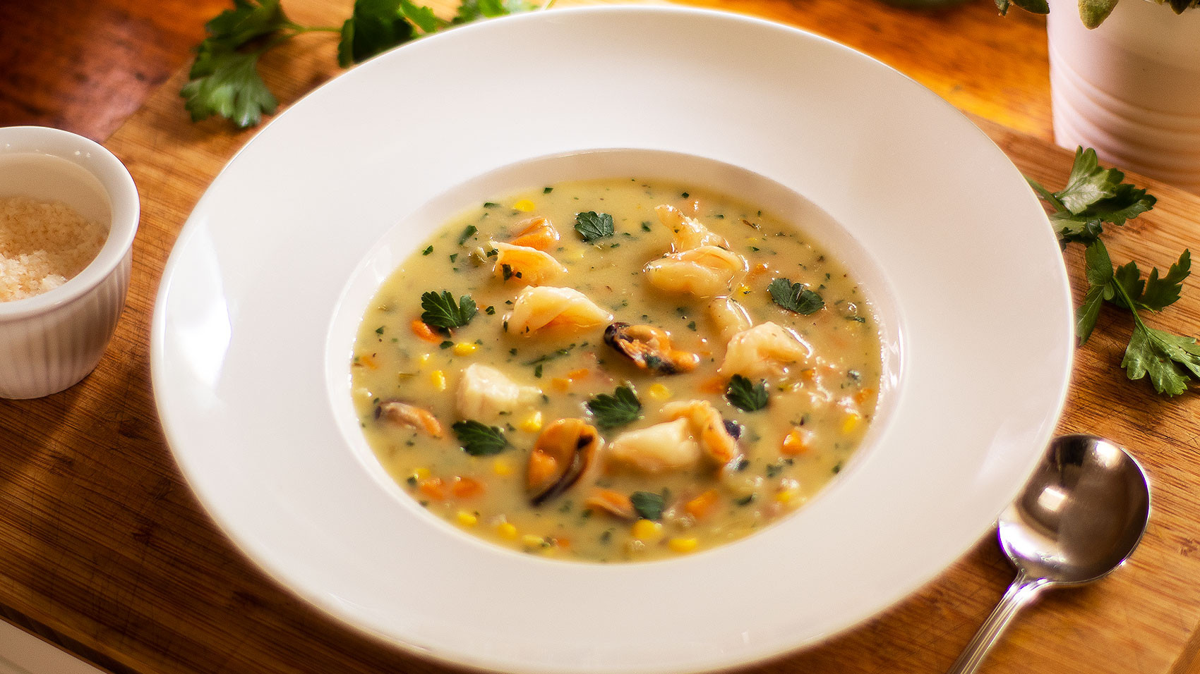 Thick Creamy Seafood Chowder Recipe
 Seafood Chowder Chunky and Creamy Guaranteed to be