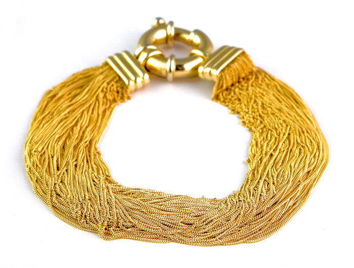 Thick Gold Bracelet
 Thick gold bracelet