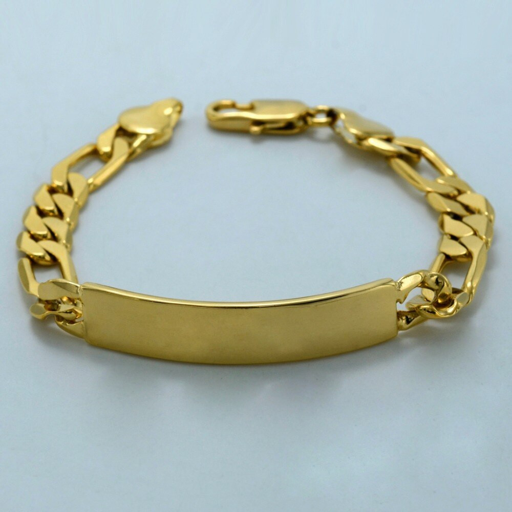 Thick Gold Bracelet
 Anniyo Thick Link Bracelet for Me Gold Color Africa Hand