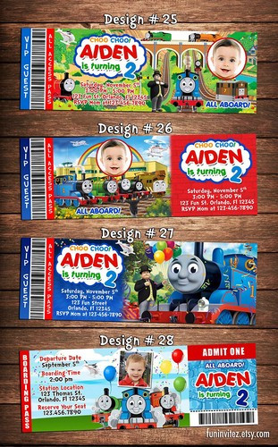 Thomas And Friends Birthday Invitations
 Thomas the Tank Friends Birthday Party Ticket