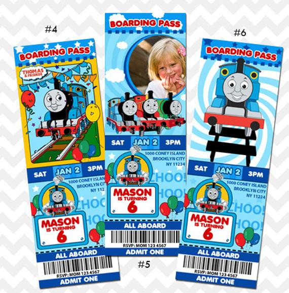 Thomas And Friends Birthday Invitations
 Thomas and Friends Invitation Thomas Birthday Party by