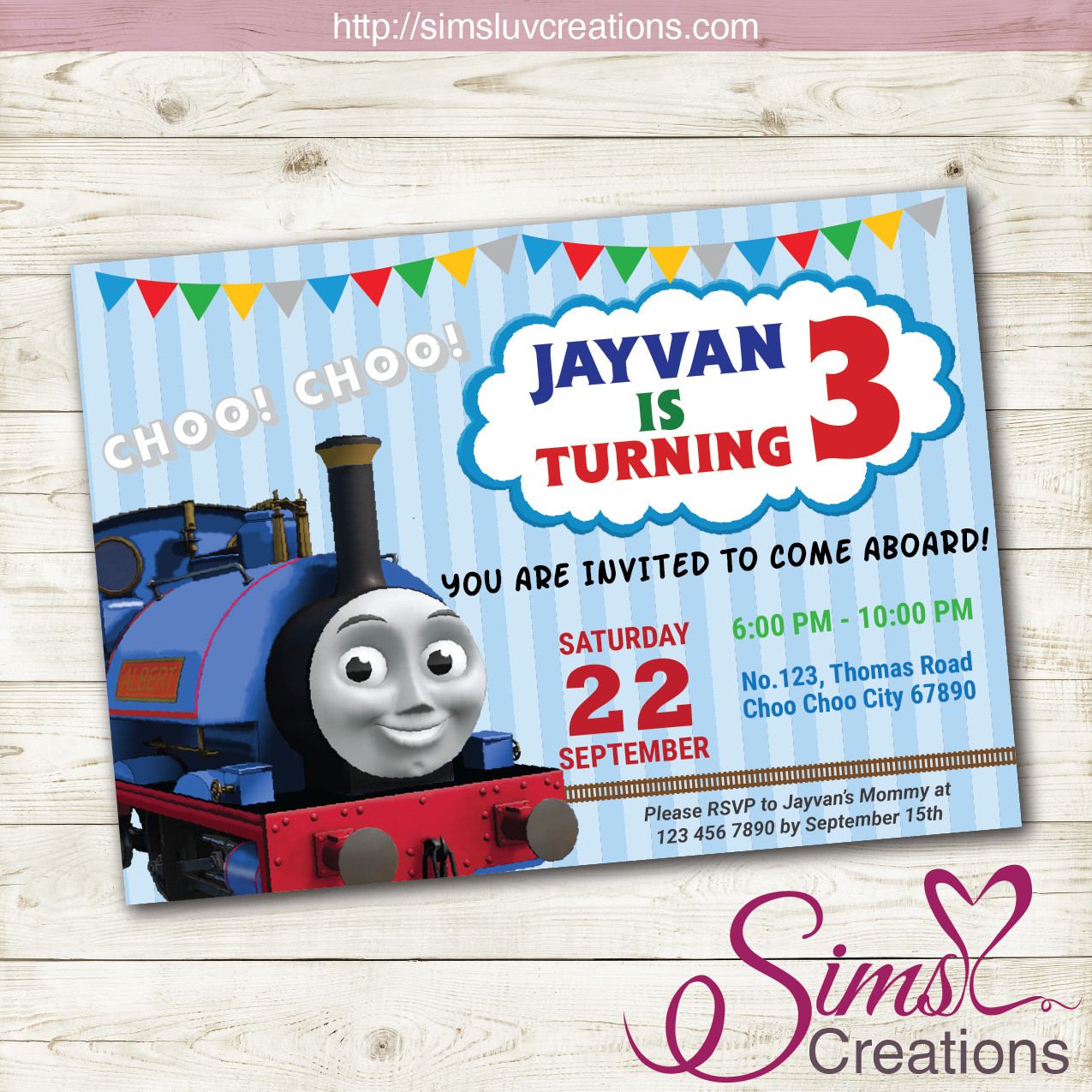 Thomas And Friends Birthday Invitations
 THOMAS AND FRIENDS BIRTHDAY PRINTABLE INVITATION