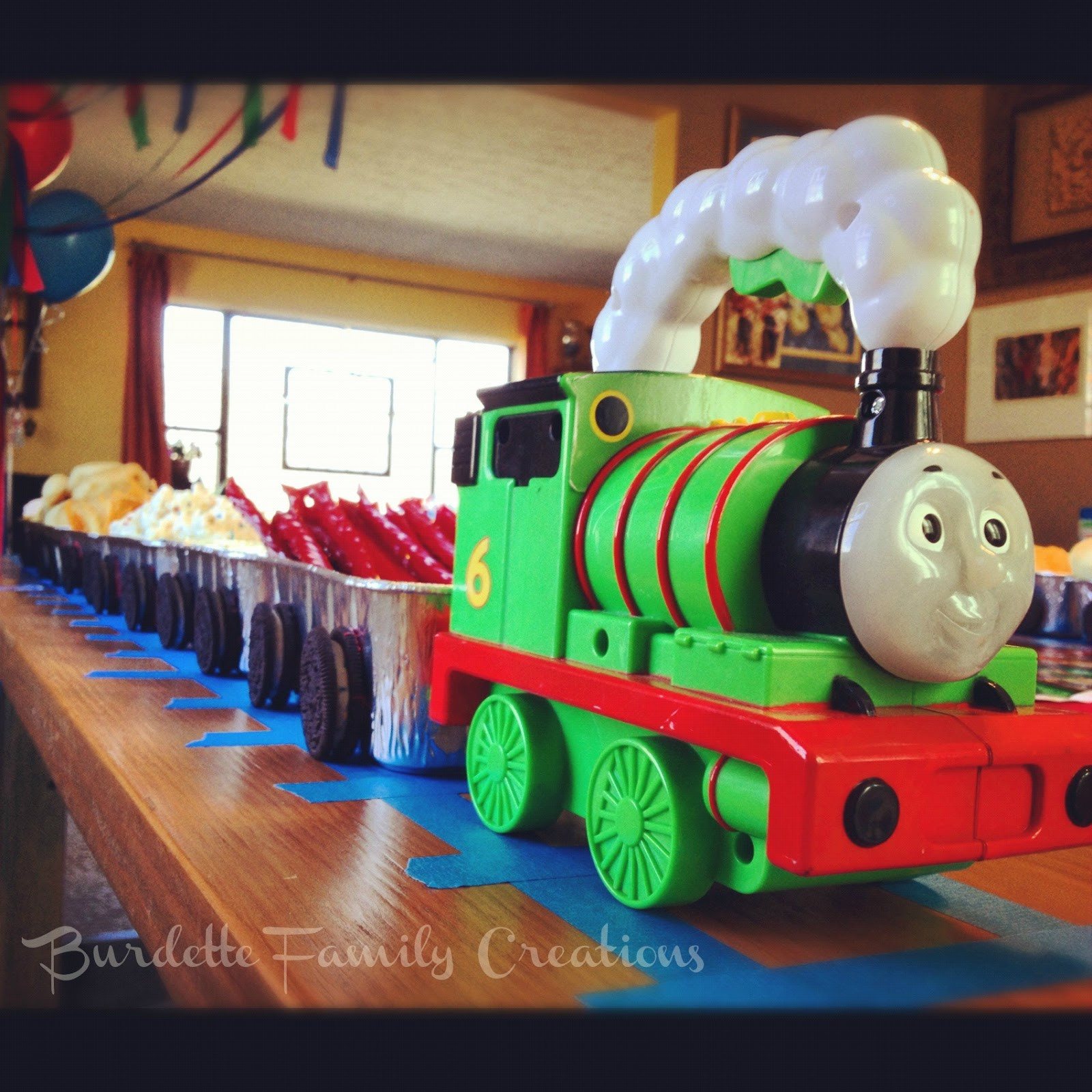 Thomas The Train Birthday Decorations
 Burdette Family Creations Thomas the Train Birthday Party