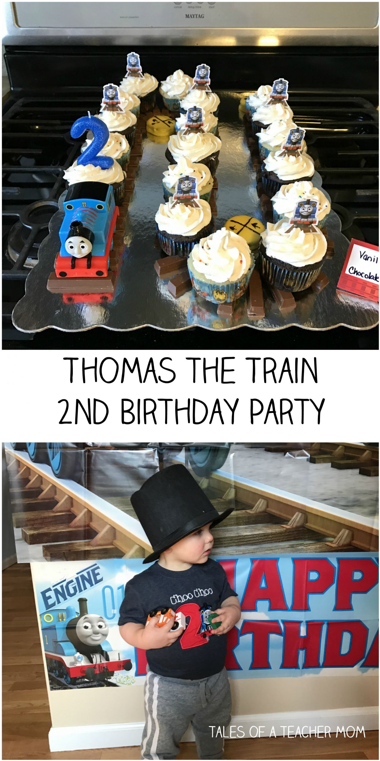 Thomas The Train Birthday Decorations
 Thomas the Train 2nd Birthday Party Tales of a Teacher Mom