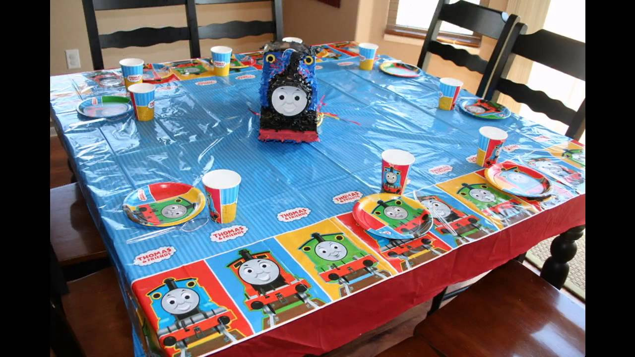 Thomas The Train Birthday Decorations
 Cool Thomas the train birthday party ideas