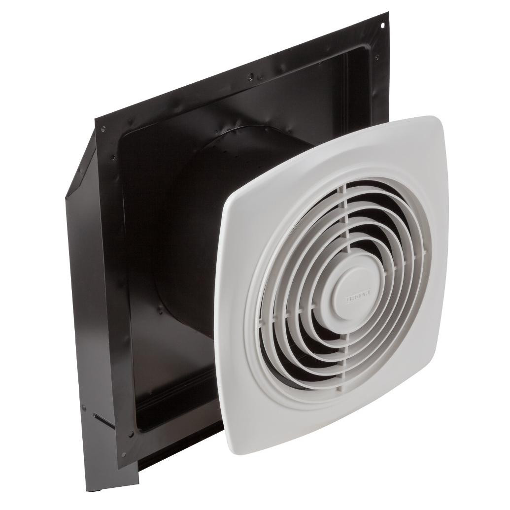 Through Wall Bathroom Exhaust Fan
 Broan Through the Wall Ventilation Fan White Square